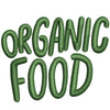 Organic Food digitized embroidery design
