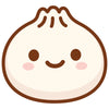 Cartoon Dumpling dtg printing design