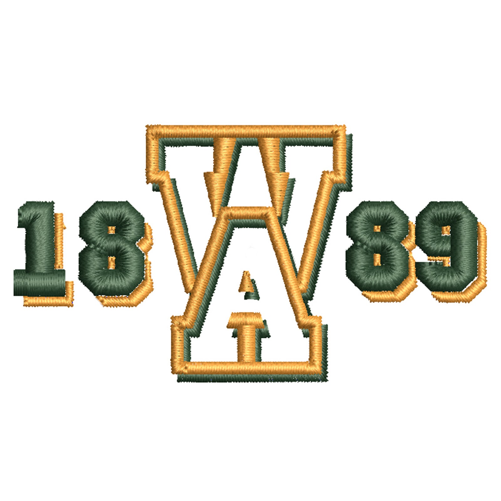 1889 Icon Washington 1889 Logo | City / State Digitized Embroidery Design ...