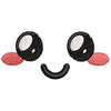 Cute Emoji Face digitized embroidery design