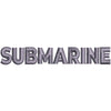 Submarine digitized embroidery design