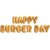 Happy Burger Day digitized embroidery design