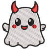 Cute Devil Ghost digitized embroidery design