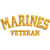 Marines Veteran Logo digitized embroidery design