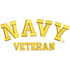 Licensed Navy Veteran Letters digitized embroidery design