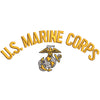 US Marine Corps Logo digitized embroidery design