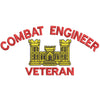 Licensed Combat Engineer Veteran Symbol digitized embroidery design