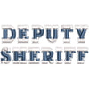 Deputy Sheriff digitized embroidery design