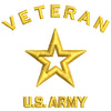 Licensed US Army Veteran Military Symbol