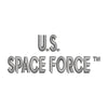 US Space Force Grey Letter Design digitized embroidery design
