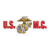 USMC Design Mark digitized embroidery design