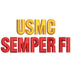 USMC Semper Fi Logo digitized embroidery design