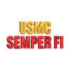 USMC Semper Fi Design digitized embroidery design