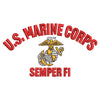 US Marine Corps Semper Fi digitized embroidery design
