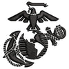 US Marine Corps Seal digitized embroidery design