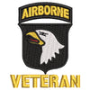Licensed 101st Airborne Veteran Symbol digitized embroidery design