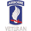 Licensed 173rdth Airborne Brigade Combat Team Veteran digitized embroidery design