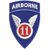 Licensed 11th Airborne Division Logo digitized embroidery design