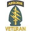 Licensed 1st Special Forces Command Veteran Logo digitized embroidery design
