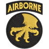 Licensed 17th Airborne Division Logo digitized embroidery design