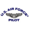 US Air Force Pilot Logo digitized embroidery design