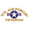 U.S. Air Force Roundel Veteran digitized embroidery design