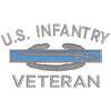 Licensed US Infantry Veteran Logo digitized embroidery design