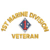 1st Marine Division Veteran digitized embroidery design