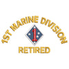 1st Marine Division Retired digitized embroidery design