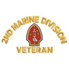 2nd Marine Division Veteran digitized embroidery design