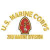 U.S. Marine Corps 2nd Marine Division digitized embroidery design