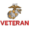 Marine Veteran digitized embroidery design