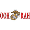 Ooh Rah Symbol digitized embroidery design