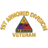 U.S. Army 1st Armored Division digitized embroidery design