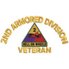 U.S. Army 2nd Armored Division digitized embroidery design