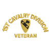 U.S. Army 1st Cavalry Division Logo digitized embroidery design