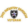U.S. Army 2nd Infantry Division digitized embroidery design