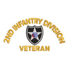 U.S. Army 2nd Infantry Division Symbol digitized embroidery design