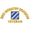 U.S. Army 3rd Infantry Division digitized embroidery design