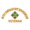 U.S. Army 4th Infantry Division Logo digitized embroidery design