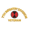 U.S. Army 7th Infantry Division Symbol digitized embroidery design