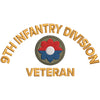 U.S. Army 9th Infantry Division digitized embroidery design