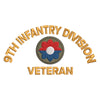 U.S. Army 9th Infantry Division Logo digitized embroidery design