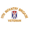 U.S. Army 11th Infantry Brigade Symbol digitized embroidery design