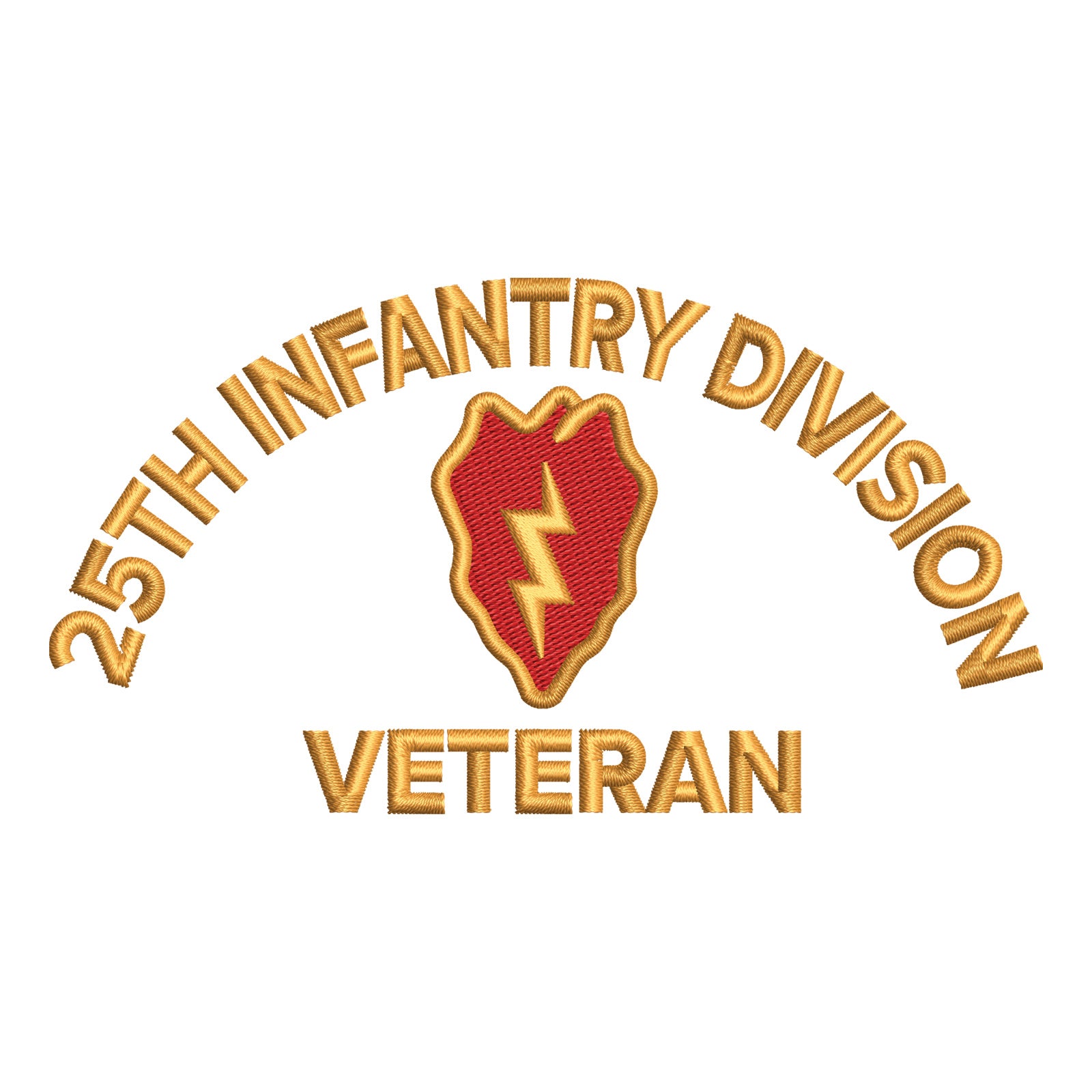U.S. Army 25th Infantry Division Logo | Army Digitized Embroidery ...