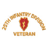 U.S. Army 25th Infantry Division Symbol digitized embroidery design