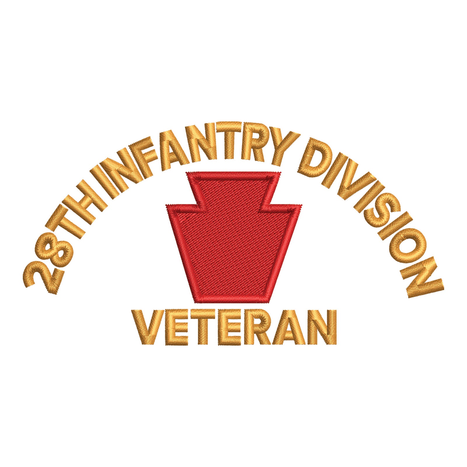 U.S. Army 28th Infantry Division Symbol | Army Digitized Embroidery ...