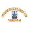 U.S. Army 29th Infantry Brigade Combat Team Logo digitized embroidery design