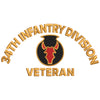 U.S. Army 34th Infantry Division digitized embroidery design