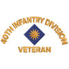 U.S. Army 40th Infantry Division digitized embroidery design